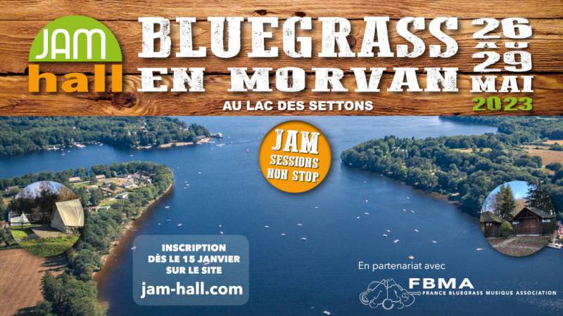 Bluegrass en Morvan 2023. - Jam Hall